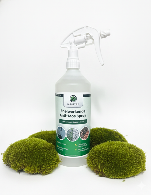 🌿 MOSSTOP: Snelwerkende Anti-Mos Spray (Fast-Acting Anti-Moss Spray)