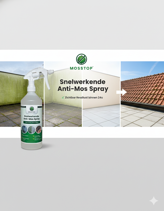 🌿 MOSSTOP: Snelwerkende Anti-Mos Spray (Fast-Acting Anti-Moss Spray)